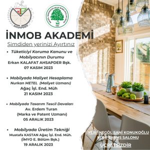 DERNEĞİMİZ ÖNCÜLÜĞÜNDE İNEGÖL MOBİLYACILAR ODASI İLE BİRLİKTE EĞİTİM SEMİNERLERİ DÜZENLEME KARARI ALINDI